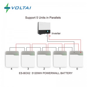 Off-Grid inverter 10kwh Home Battery Bank 100ah 200ah lithium ion na baterya