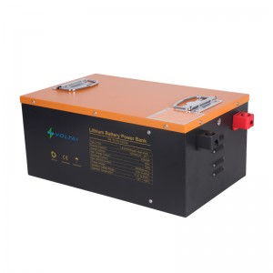 Batterie au lithium à cycle profond 24V 100Ah avec BMS