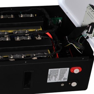 Batteria al litio da 24 V (25,6 V) 200 Ah montata a parete