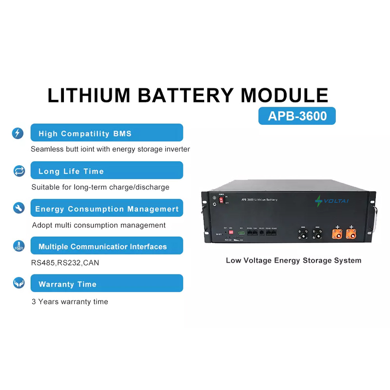 Batterie au lithium-ion 48v 75Ah