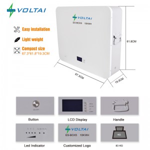 La plus récente batterie au lithium Powerwall 10Kwh Lifepo4 48V 200Ah