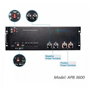 48V 75Ah Lifepo4-bergingbattery