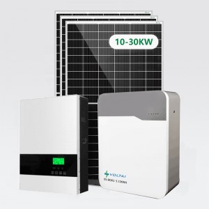 Sistema di accumulo del sistema solare fuori rete da 10 kW