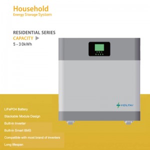 10Kwh Power House ingeboude omskakelaar + BMS 48v 200ah Lifepo4 Battery