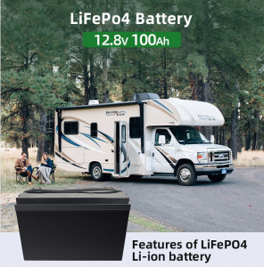 LiFePO4 12V 100Ah Lithium-ion Betri Pack