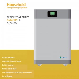 20Kwh Power House ingeboude omskakelaar + BMS 48v 100ah Lifepo4 Battery