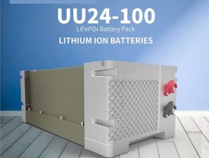 Light Weight 24V 100Ah Lithium Ion Battery