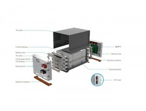 24V-180AH LiFePO4 Battery Pack