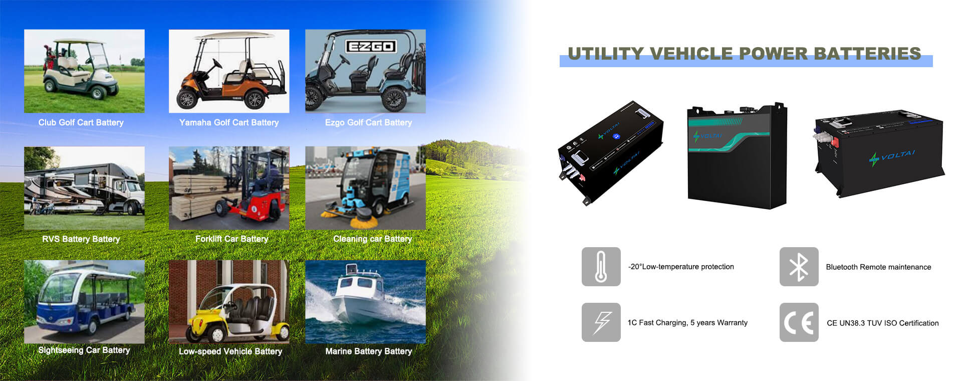 Lithium Golf Cart Battery