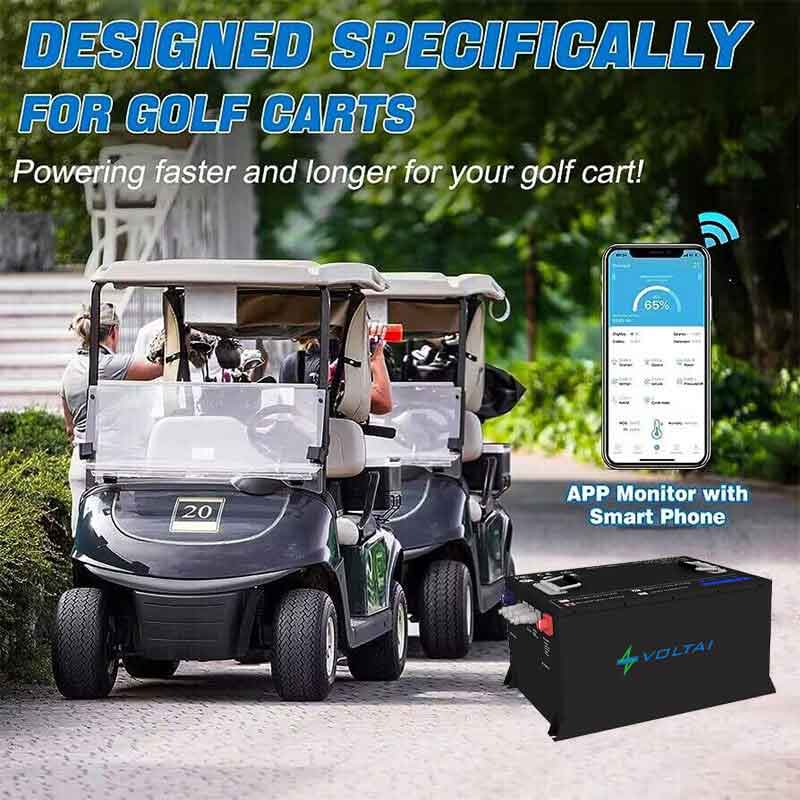 Lithium Golf Cart Battery With App Monitor Maintenance Free Featured Image