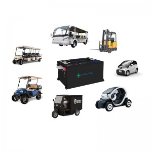 48V 72V Lifepo4 Golf Cart Battery Pack With BMS